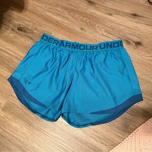 Under Armour Women's Blue Athletic Shorts